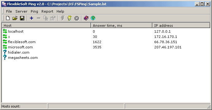 Flexiblesoft Ping Screenshot